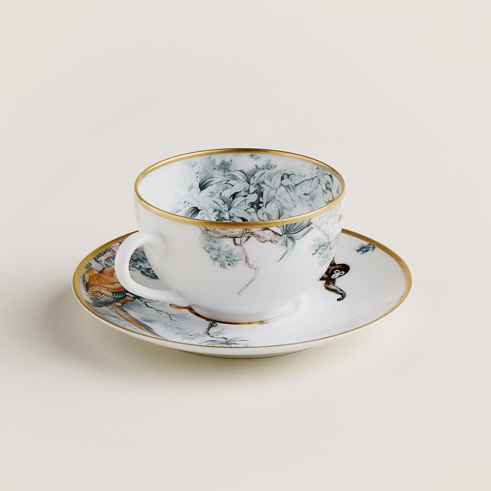HERMÈS Paris Carnets d'Équateur Tee- / Kaffeetasse m. U. 0,20ltr.