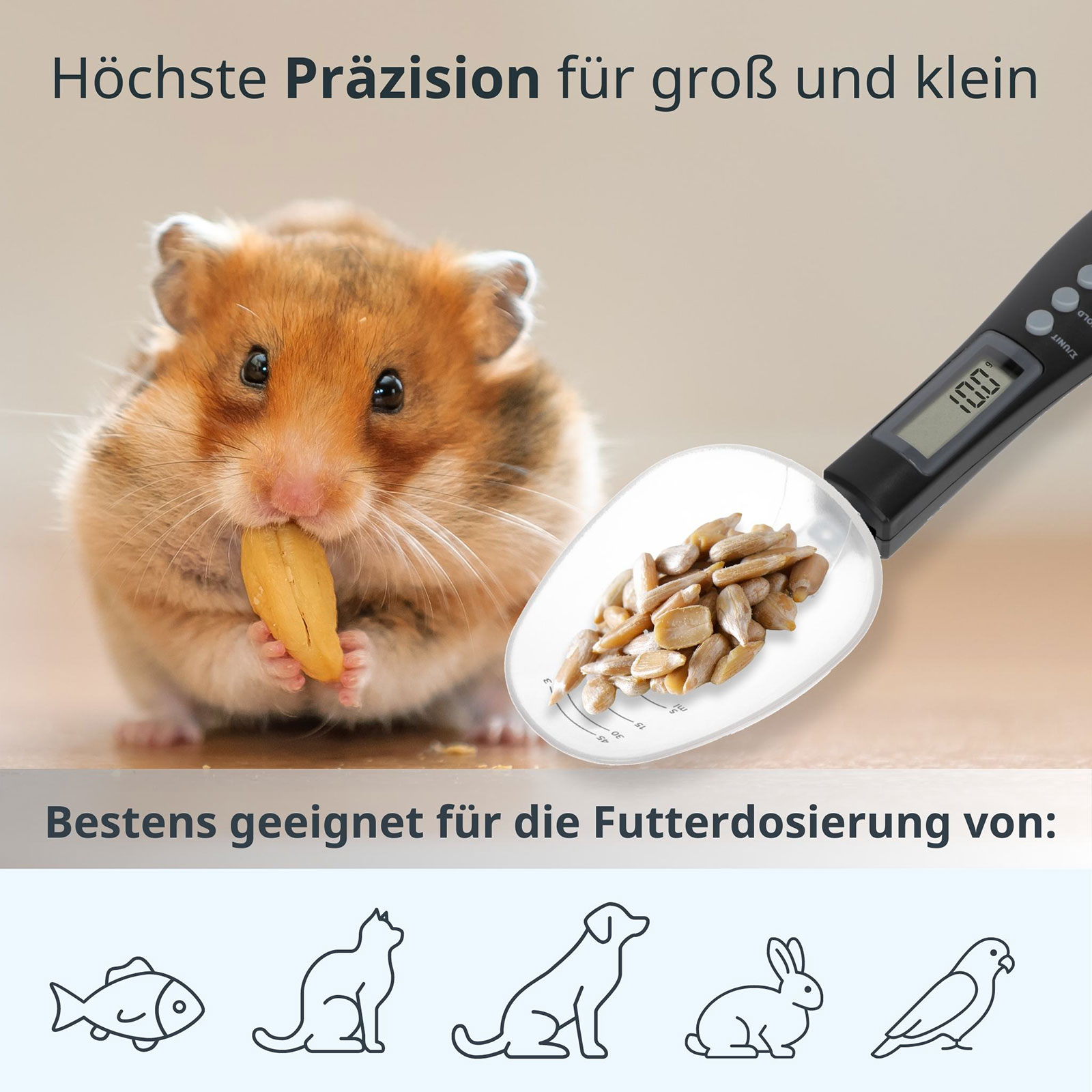 ADE Eni Digitale Löffelwaage schwarz KE1808-3