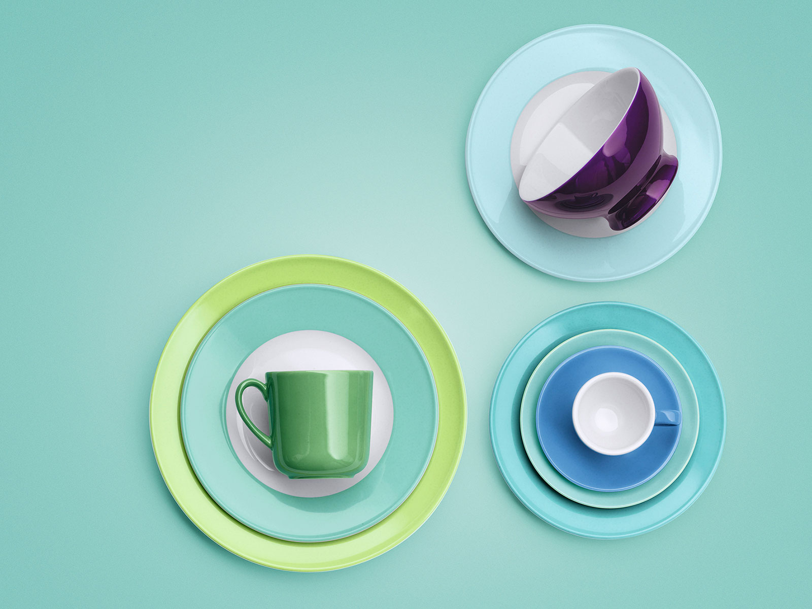 Dibbern Solid Color malibu Espresso-Untertasse Classico