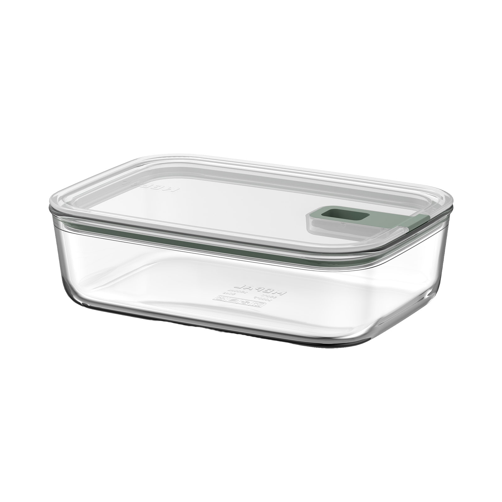 Mepal EasyClip Glas Dosen Set 3tlg. nordic sage