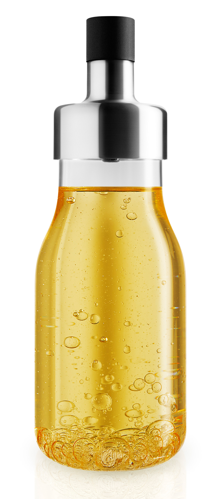 Der Eva Trio My Flavour Dressing Shaker gefüllt mit Dressing.
