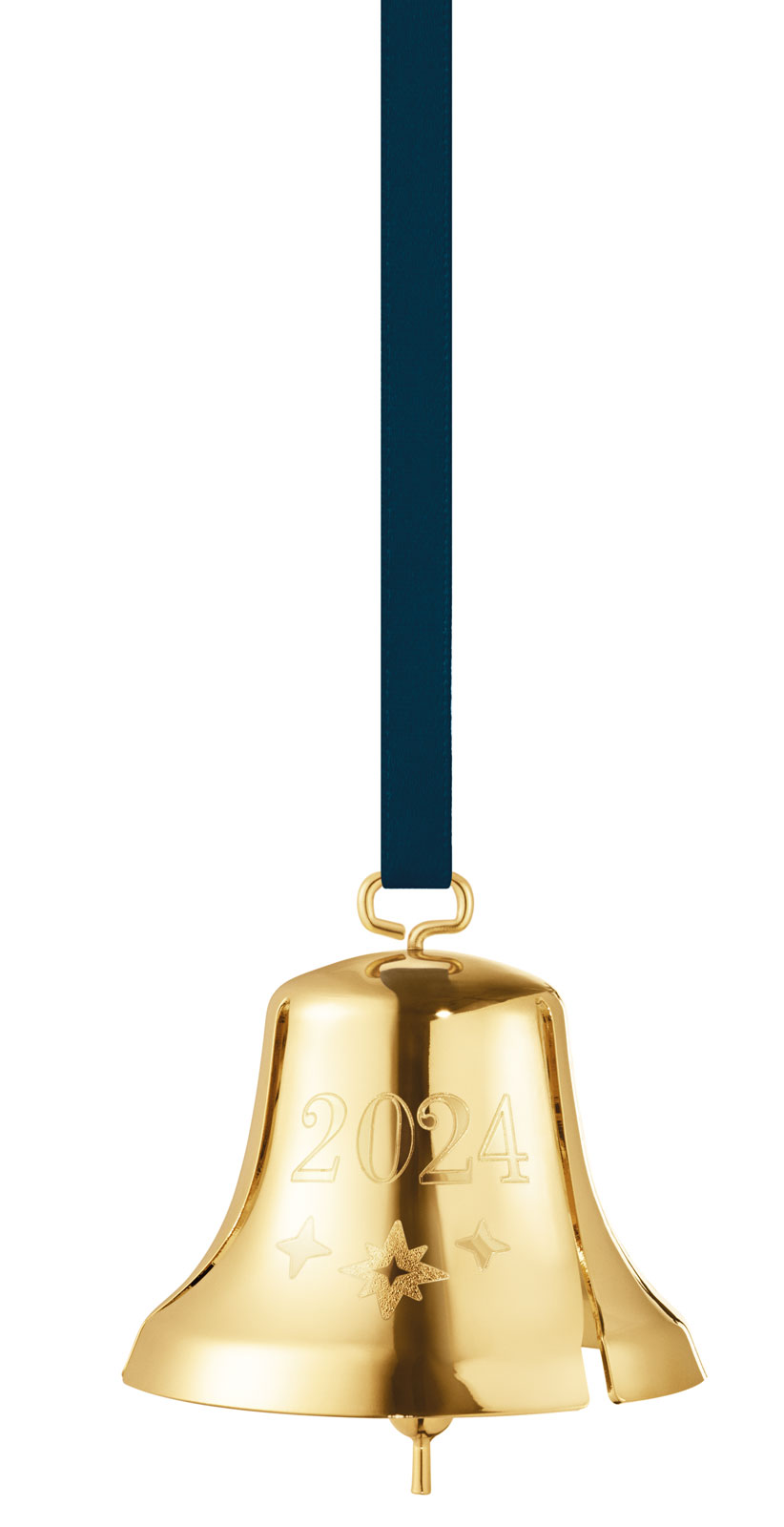 Georg Jensen 2024 Weihnachtsornament Glocke gold