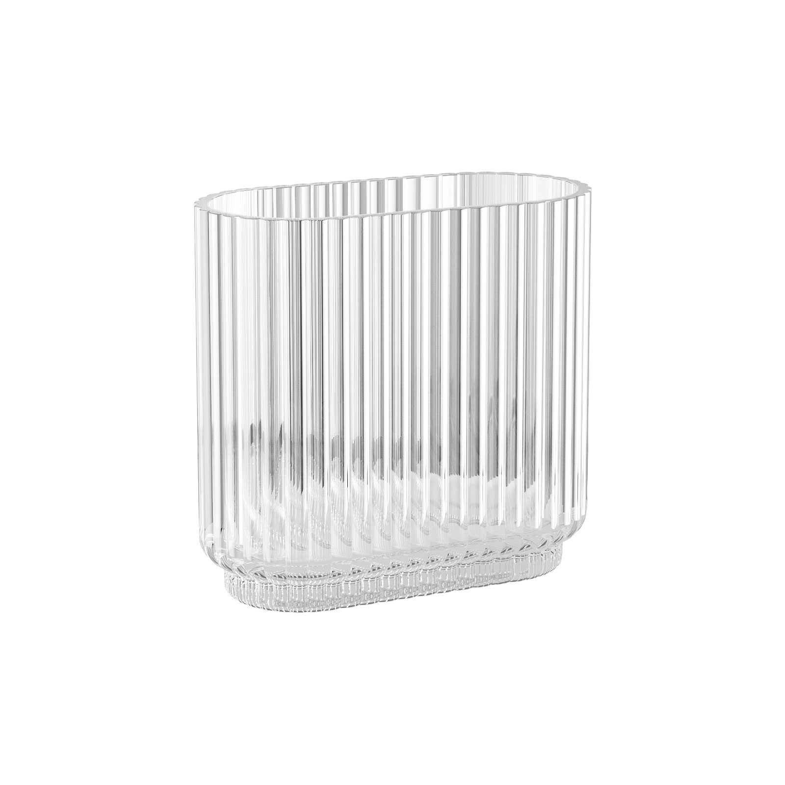 Georg Jensen Bernadotte Vase oval 16cm Glas