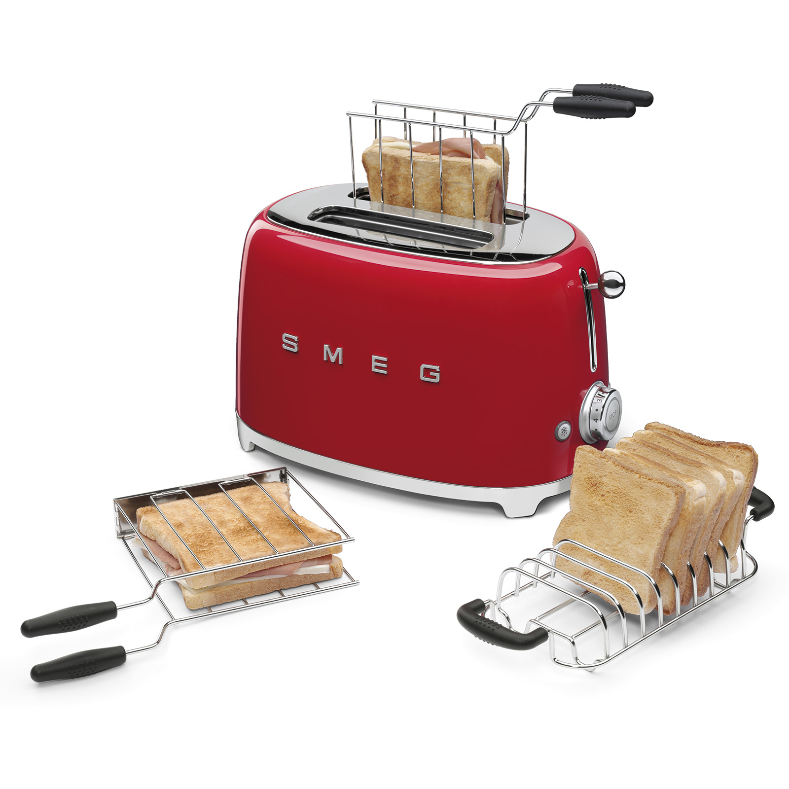 Smeg Brötchen-Röstaufsatz für 2-Scheiben Toaster TSF01