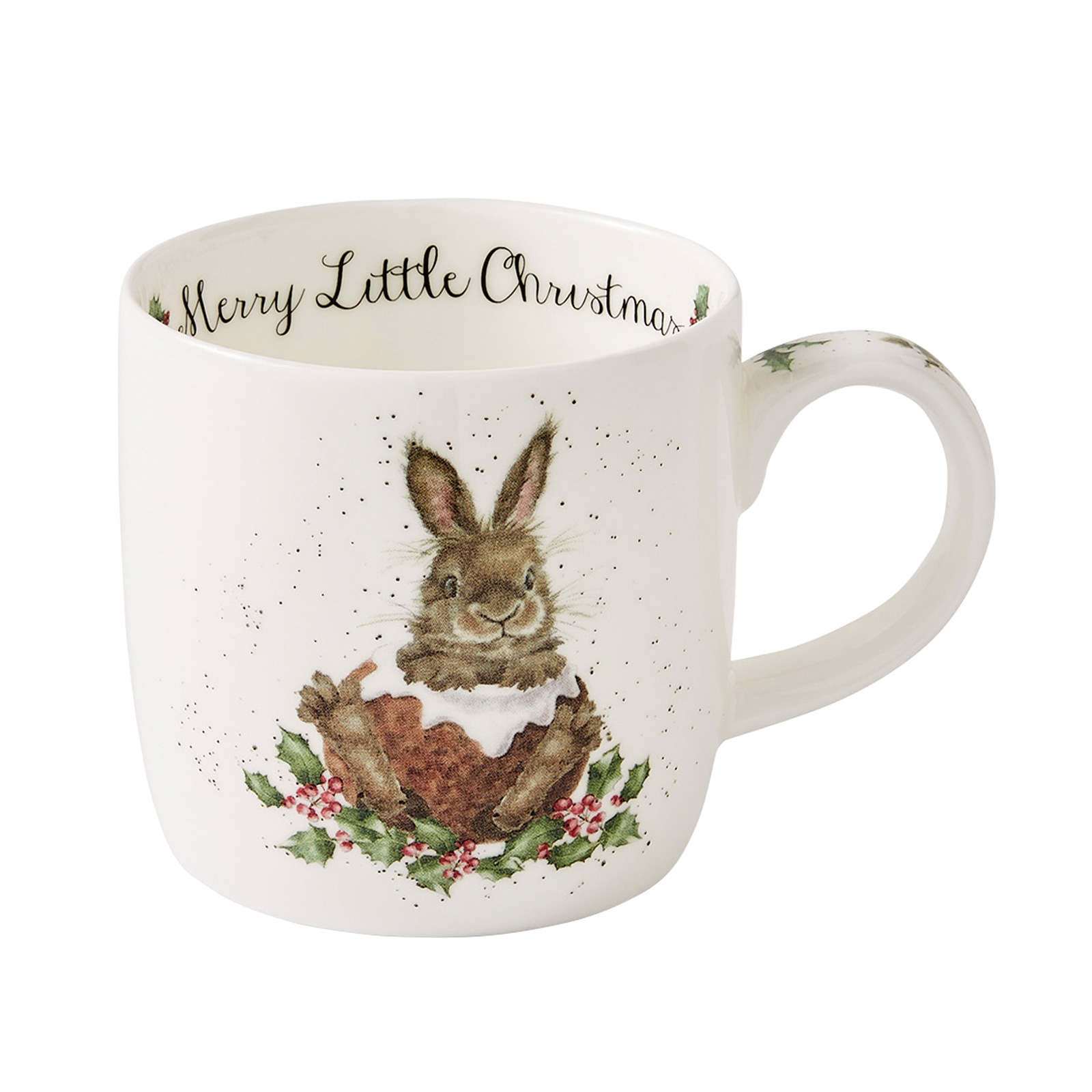 Royal Worcester Wrendale Designs Becher Merry Little Christmas 0,31ltr. (Christmas Collection)