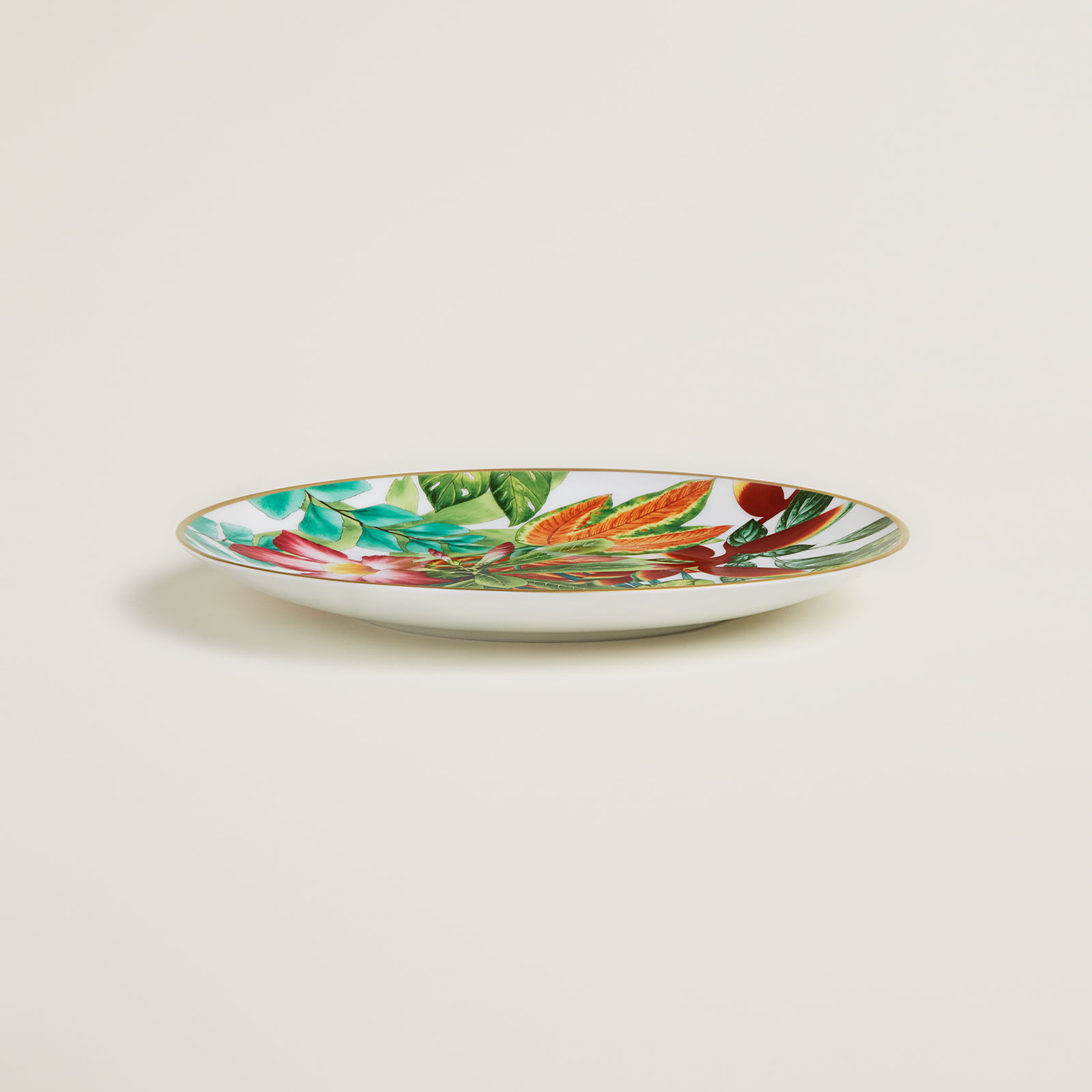 HERMÈS Paris Passifolia Frühstücksteller Rose 21cm