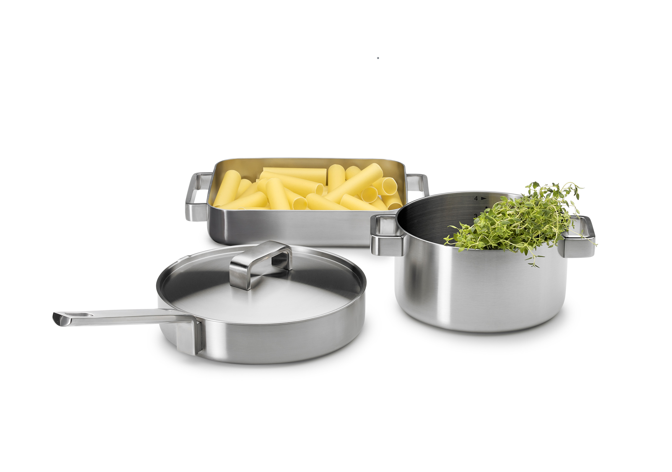 iittala Tools Sautépfannne mit Deckel 26cm geb. Edelstahl