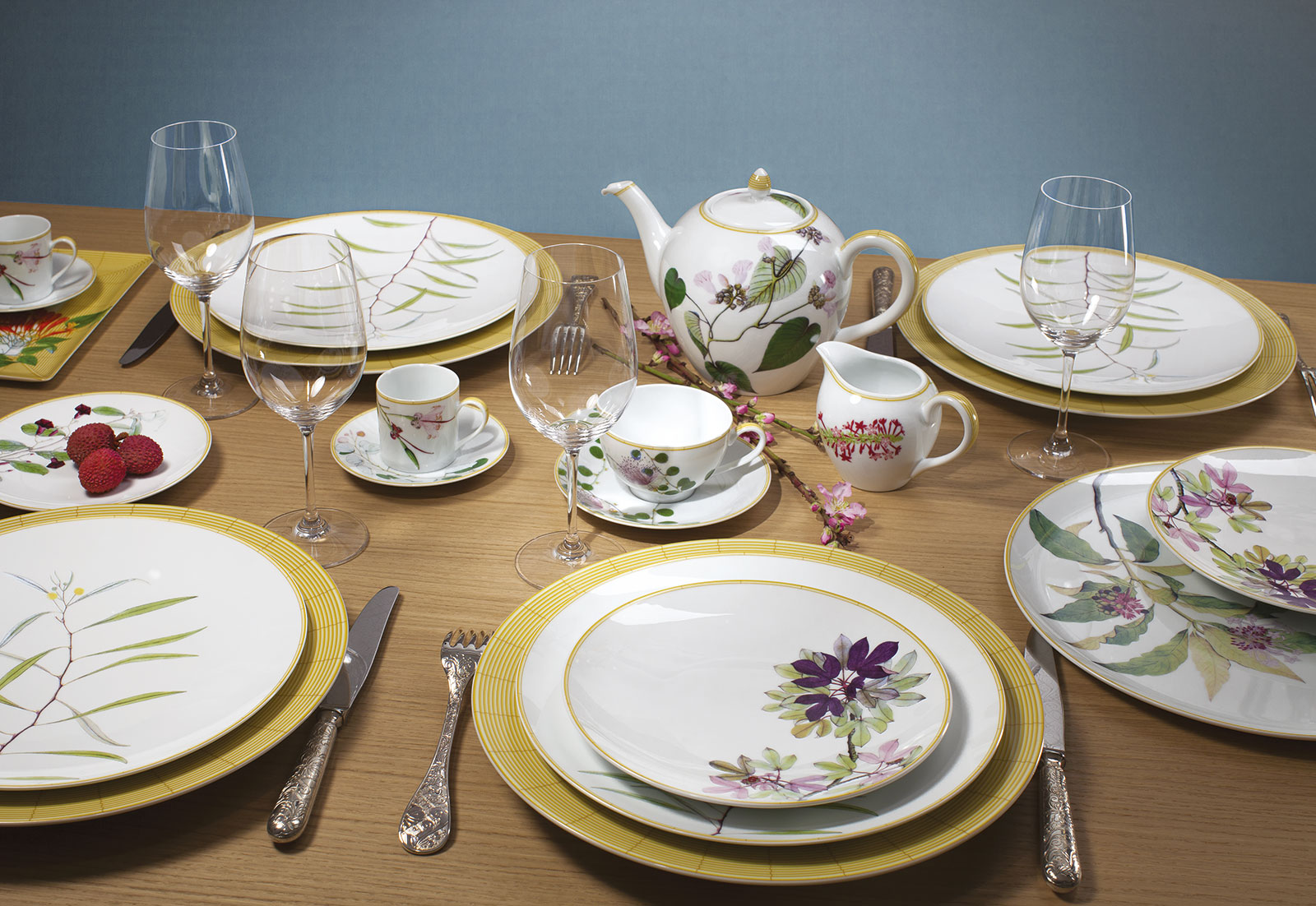 Bernardaud Jardin Indien Brotteller 16cm