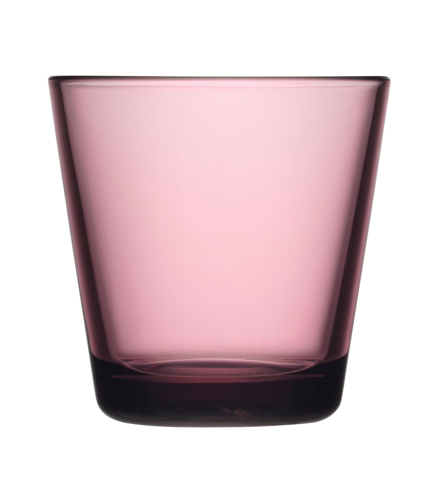 Das Kartio Glas in violett von iittala hat die klassische konische Form. Es ist gefertigt aus einem rauchig lilafarbigen Glas.