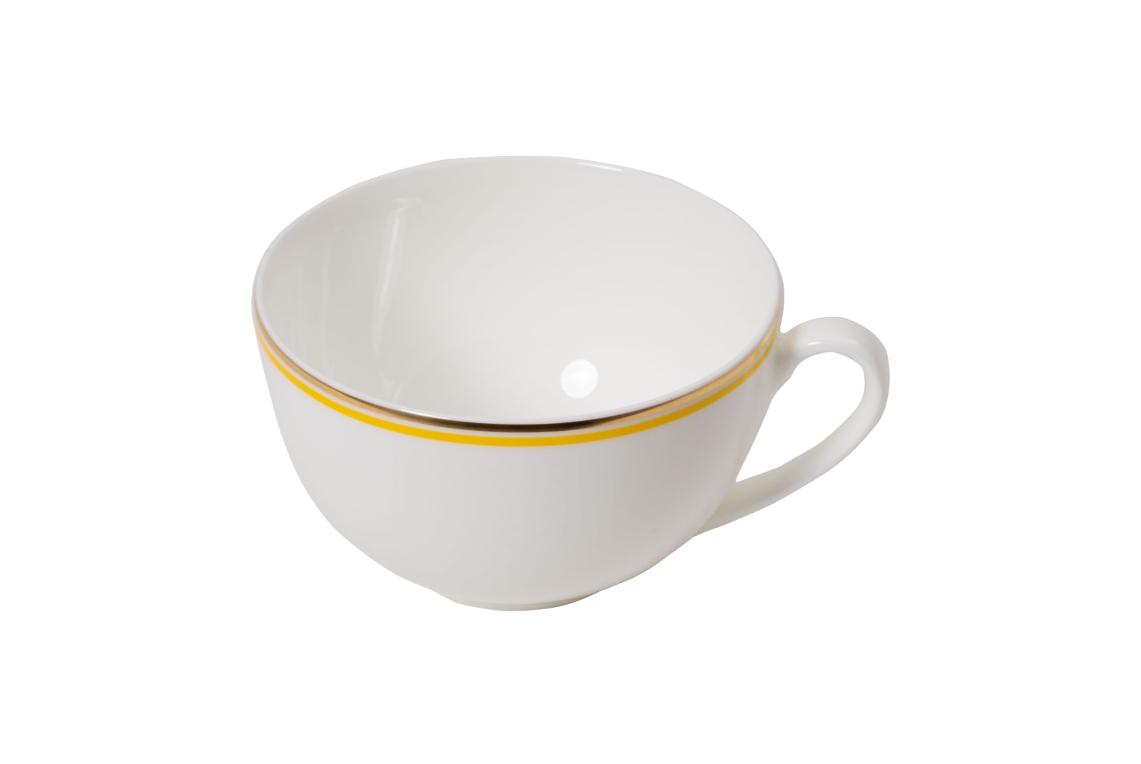 Die Kaffee-Obertasse gelb der Dibbern Serie Capri