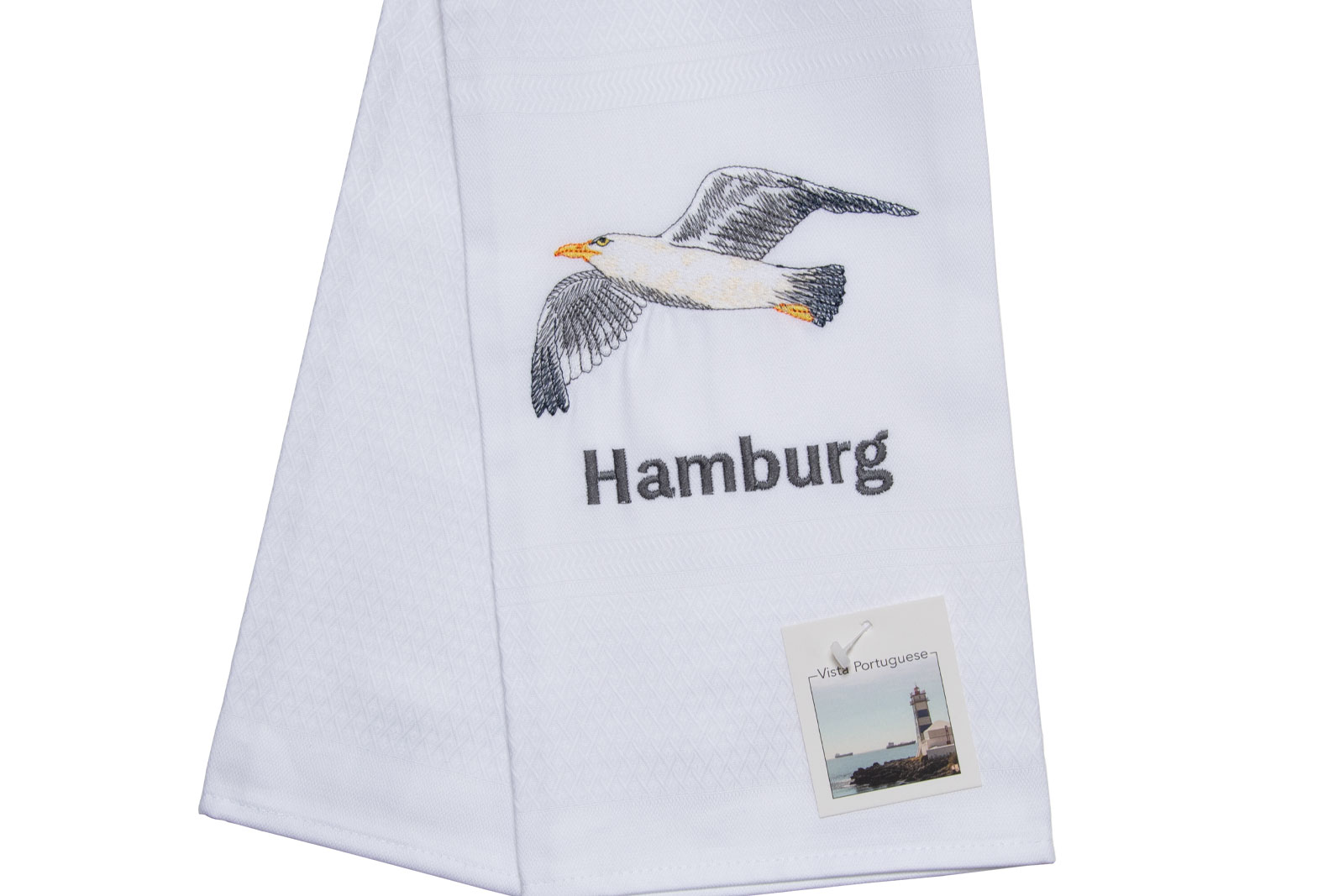 Vista Portuguese Geschirrtuch Möve / Hamburg 50x70cm