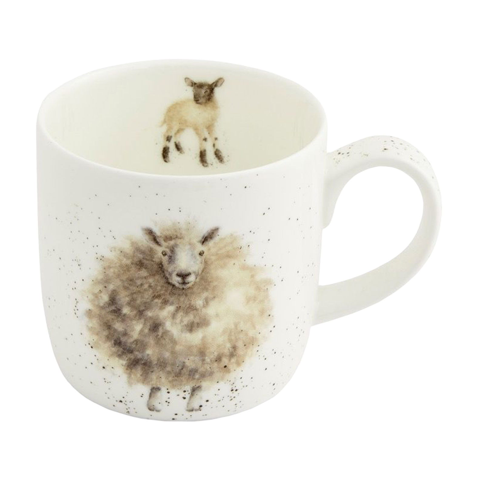 Royal Worcester Wrendale Designs Becher Woolly Jumper / Schaf