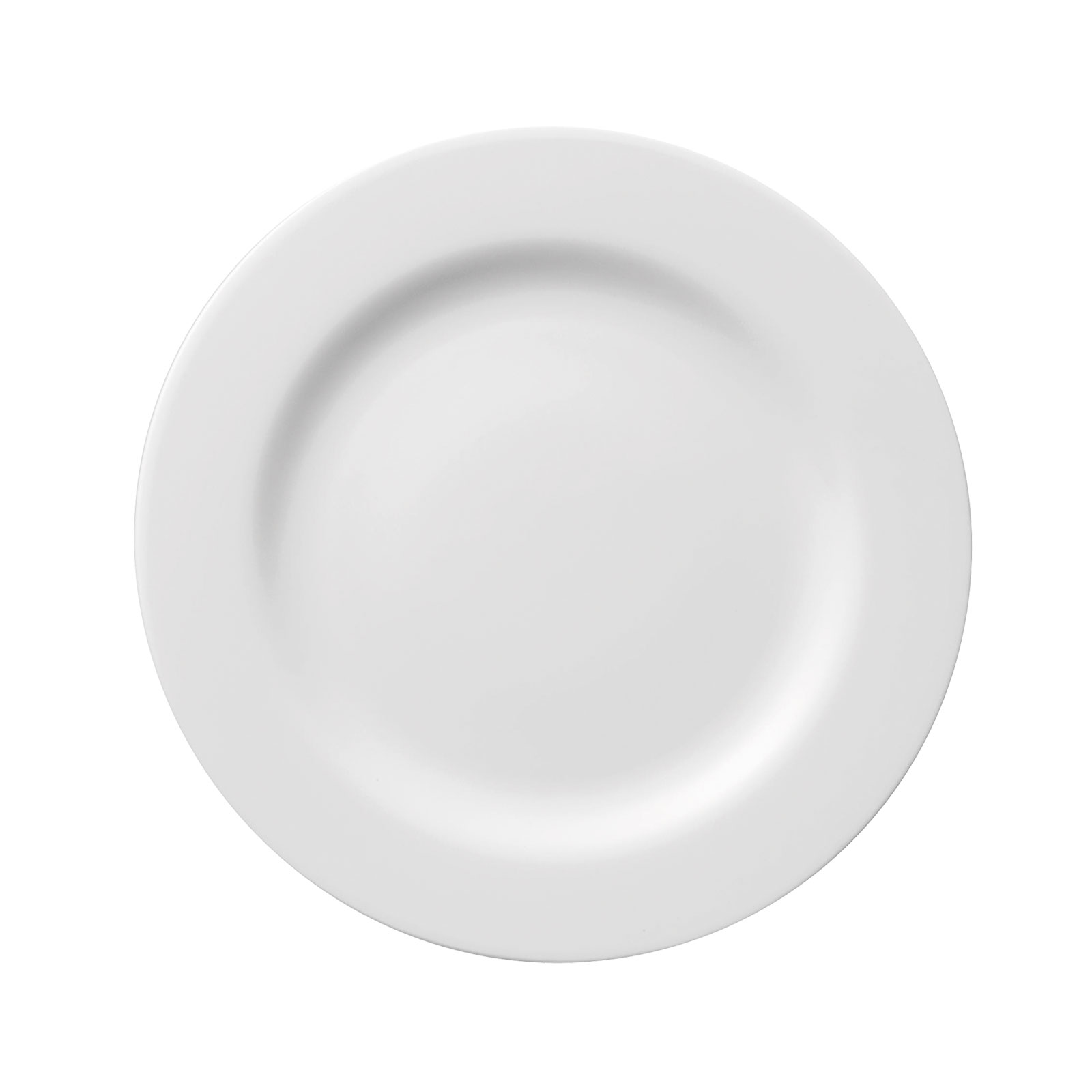 Der 22cm Frühstücksteller der Serie Moon weiß