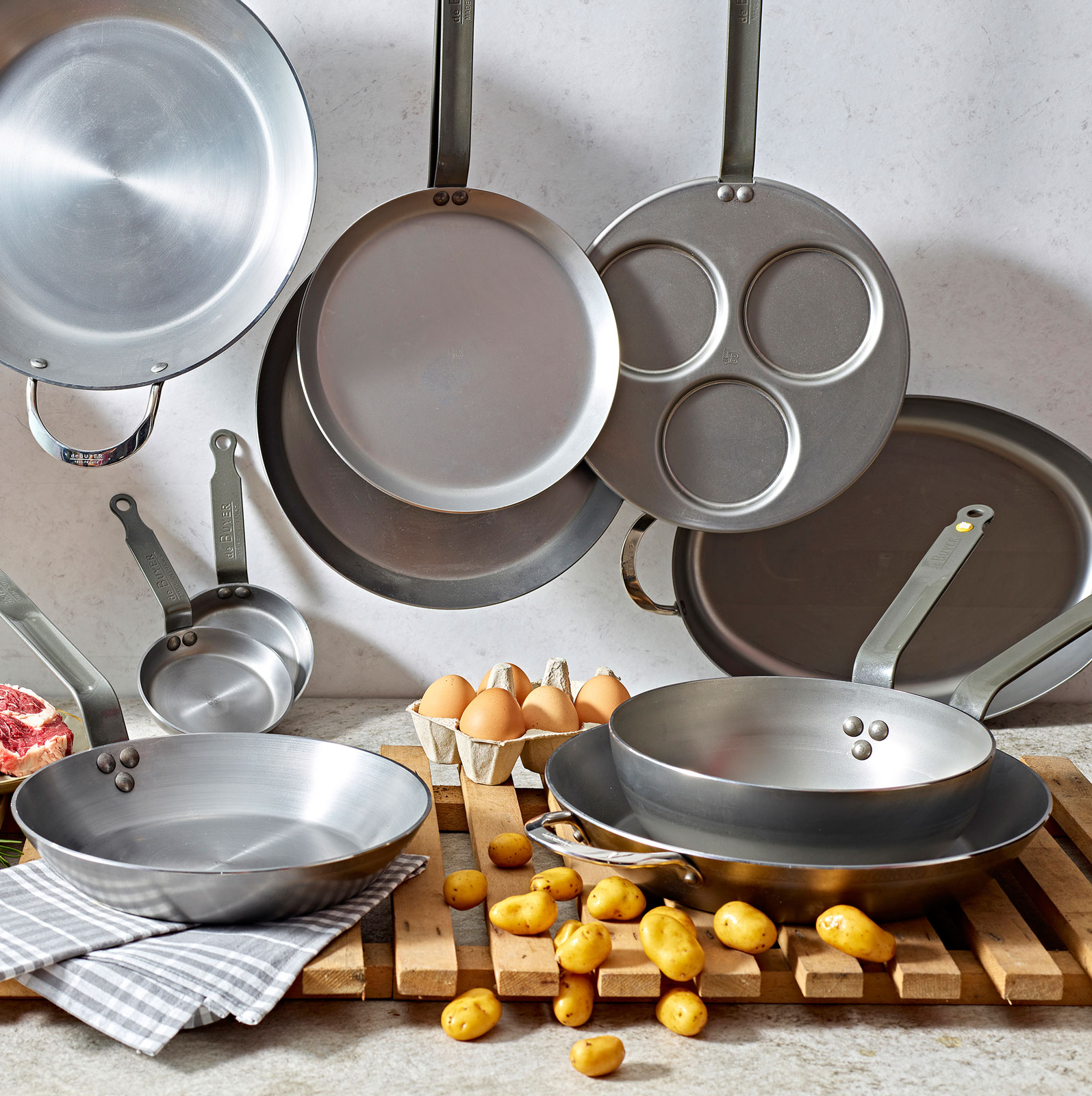 de Buyer Mineral B Element Eisen-Bratpfanne 24cm