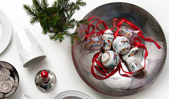 Bunte Weihnachtsdeko