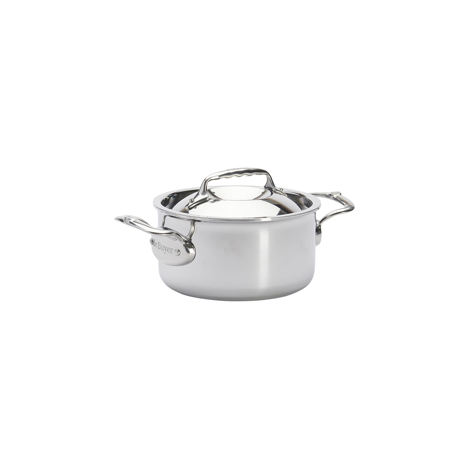 de Buyer Affinity Kochtopf mit Deckel 16cm Edelstahl