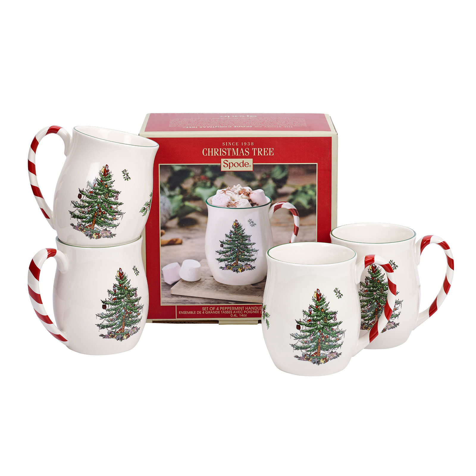 Spode Christmas Tree Becher 0,40ltr. Zuckerstangenhenkel