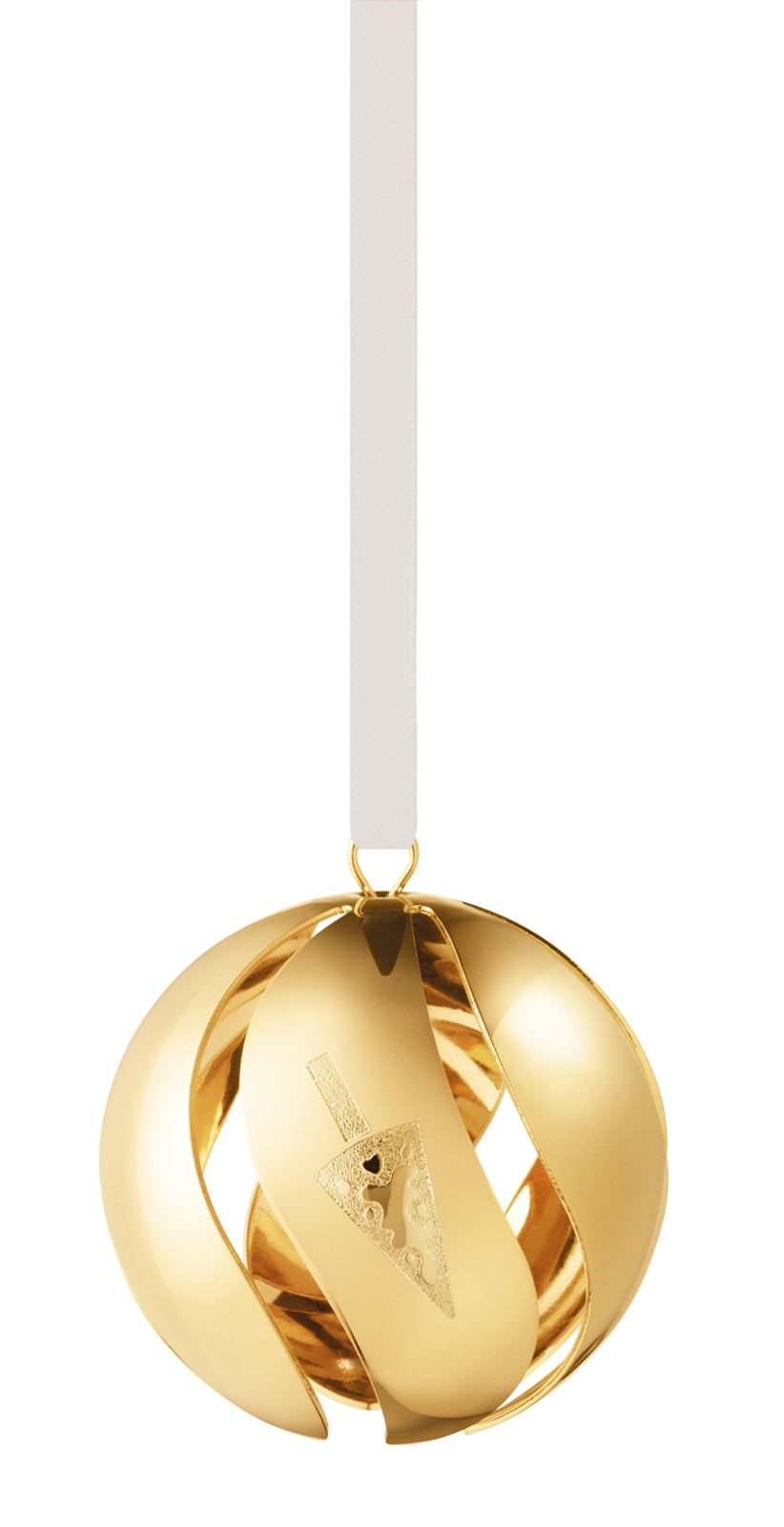 Georg Jensen 2022 Weihnachtsornament Kugel gold
