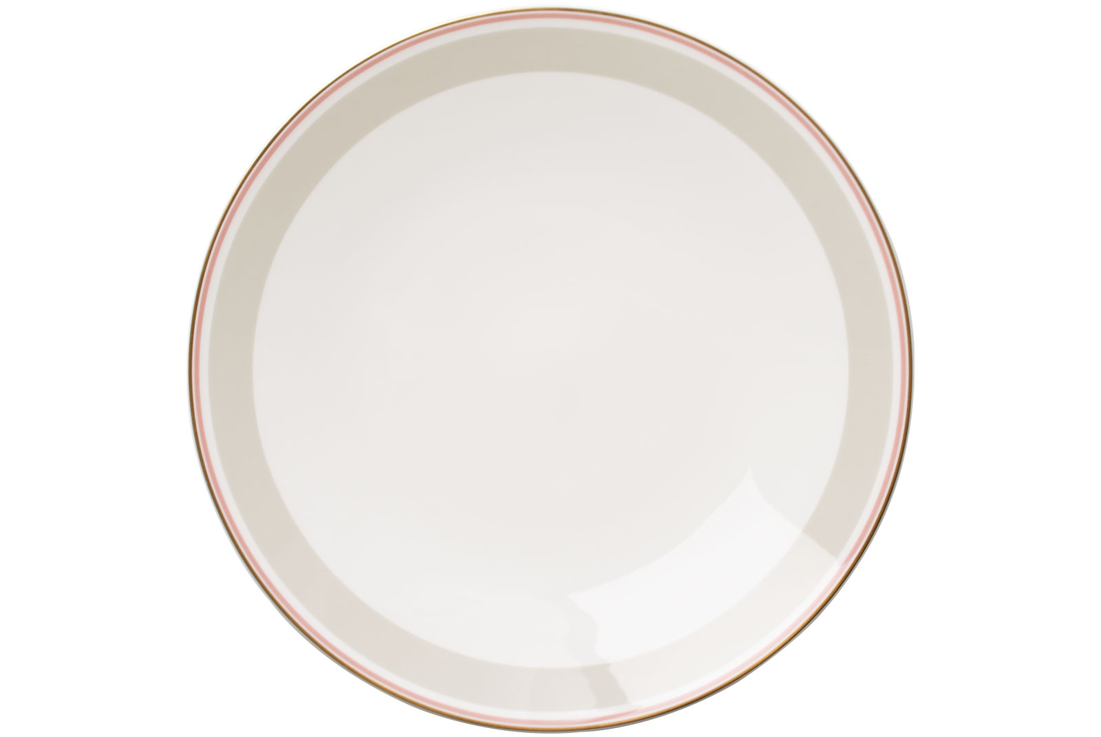 Der Speiseteller khaki/rosé der Dibbern Serie Capri