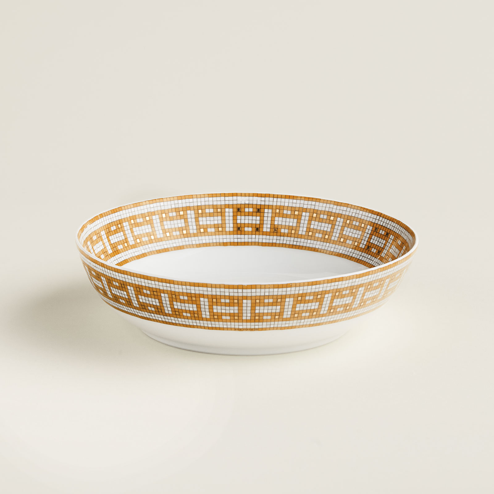 HERMÈS Paris Mosaïque au 24 Gold Schale 17cm