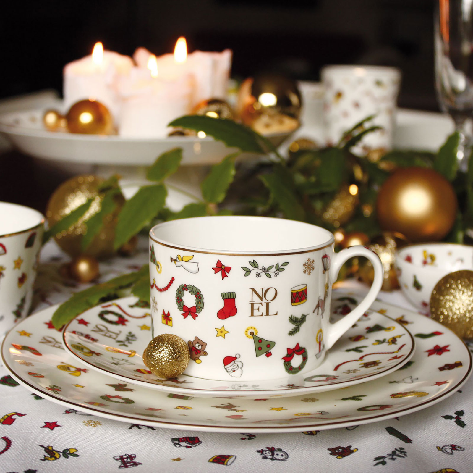 TAITÙ Noel Oro Frühstücksteller 23cm