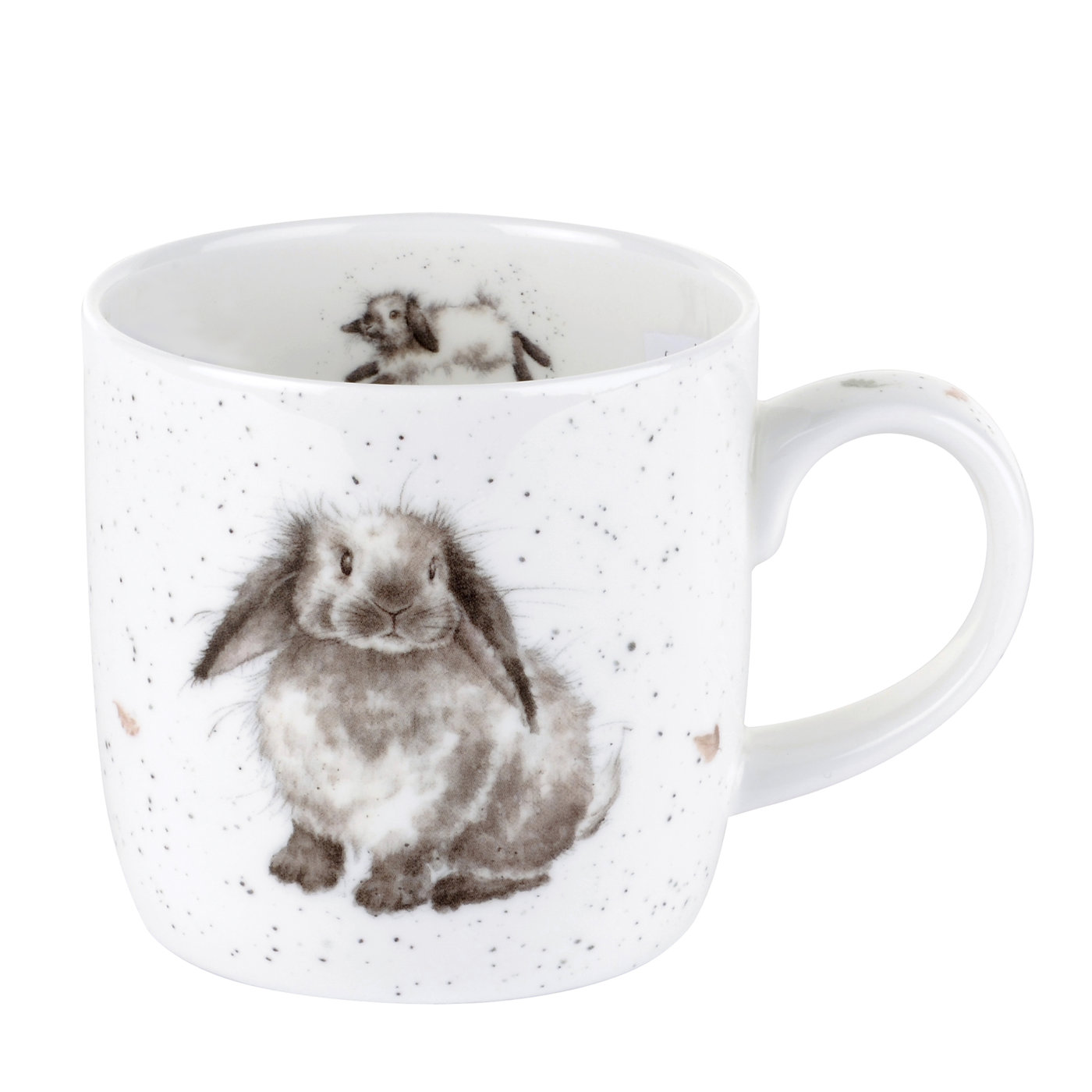 Royal Worcester Wrendale Designs Becher Rosie / Kaninchen
