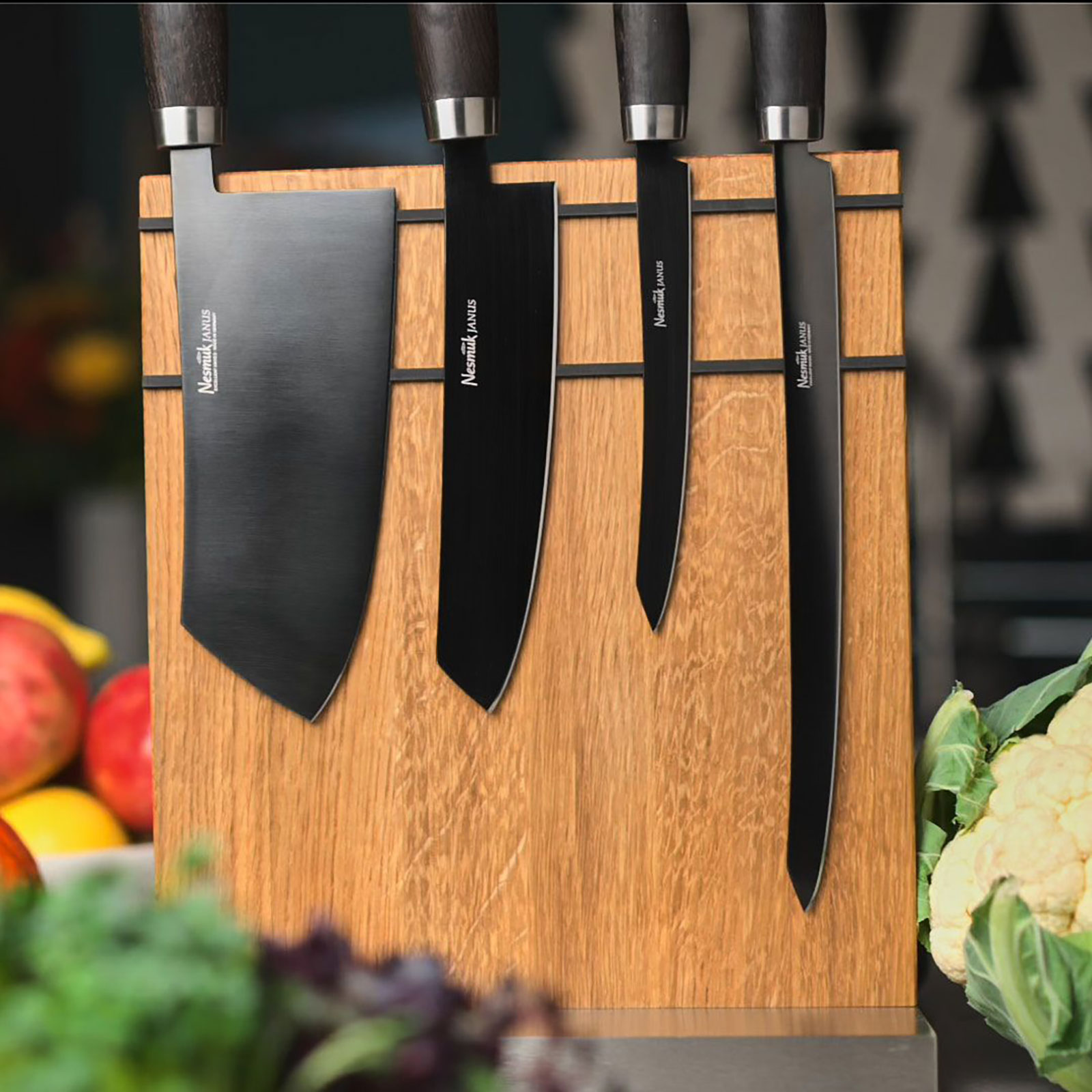 Nesmuk Janus Slicer 16cm Mooreiche