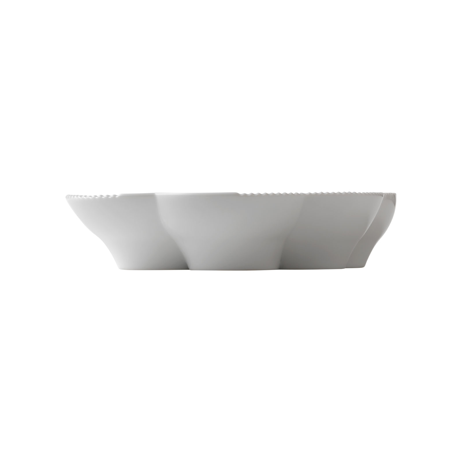 Royal Copenhagen Elements Weiß Platte oval 19cm