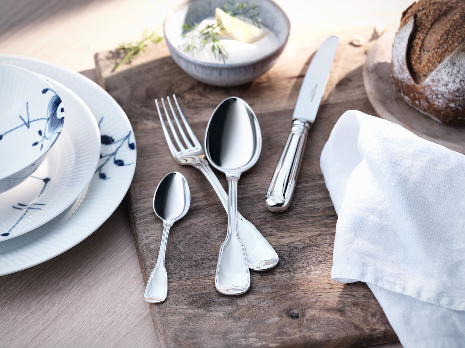 Robbe & Berking Alt-Faden Salatbesteck groß 150versilbert