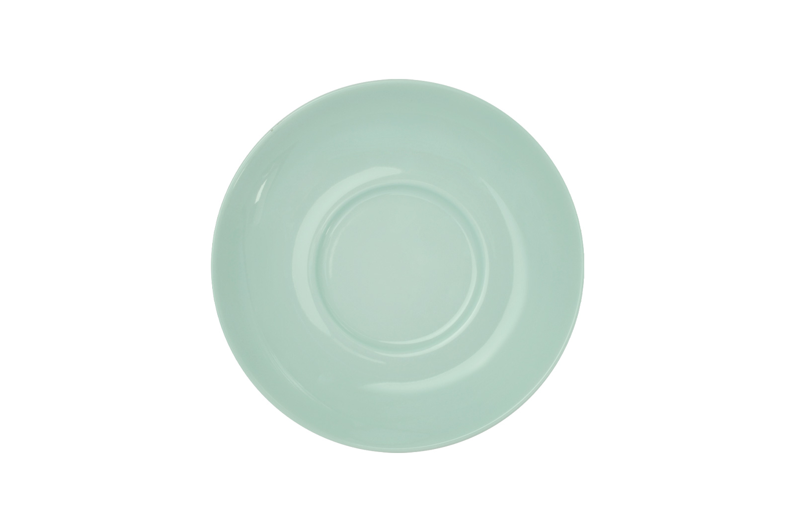 Dibbern Solid Color mint Espresso-Untertasse rund