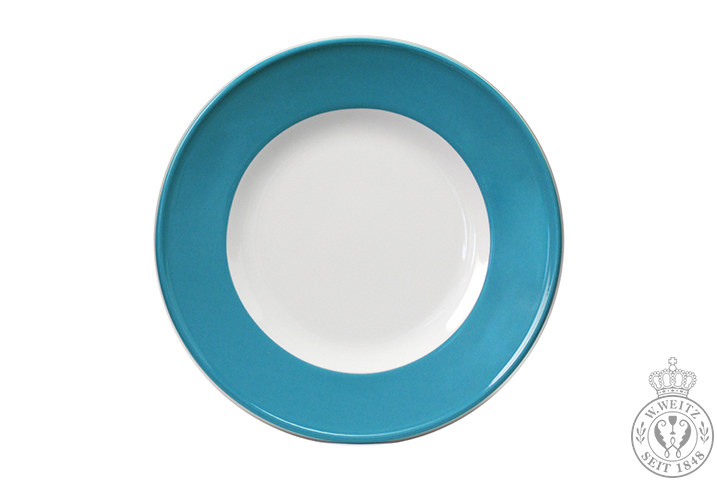 Dibbern Solid Color vintage blue Frühstücksteller 19cm