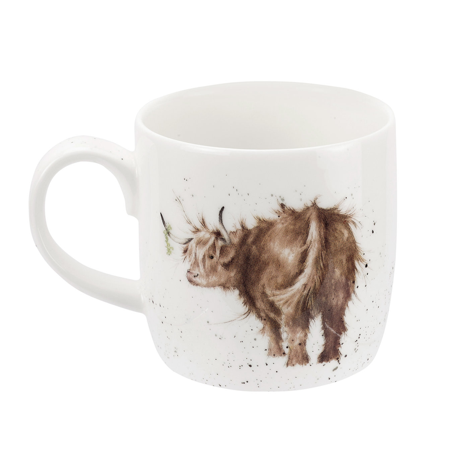 Royal Worcester Wrendale Designs Becher Highland Cow / Kuh 0,31ltr.