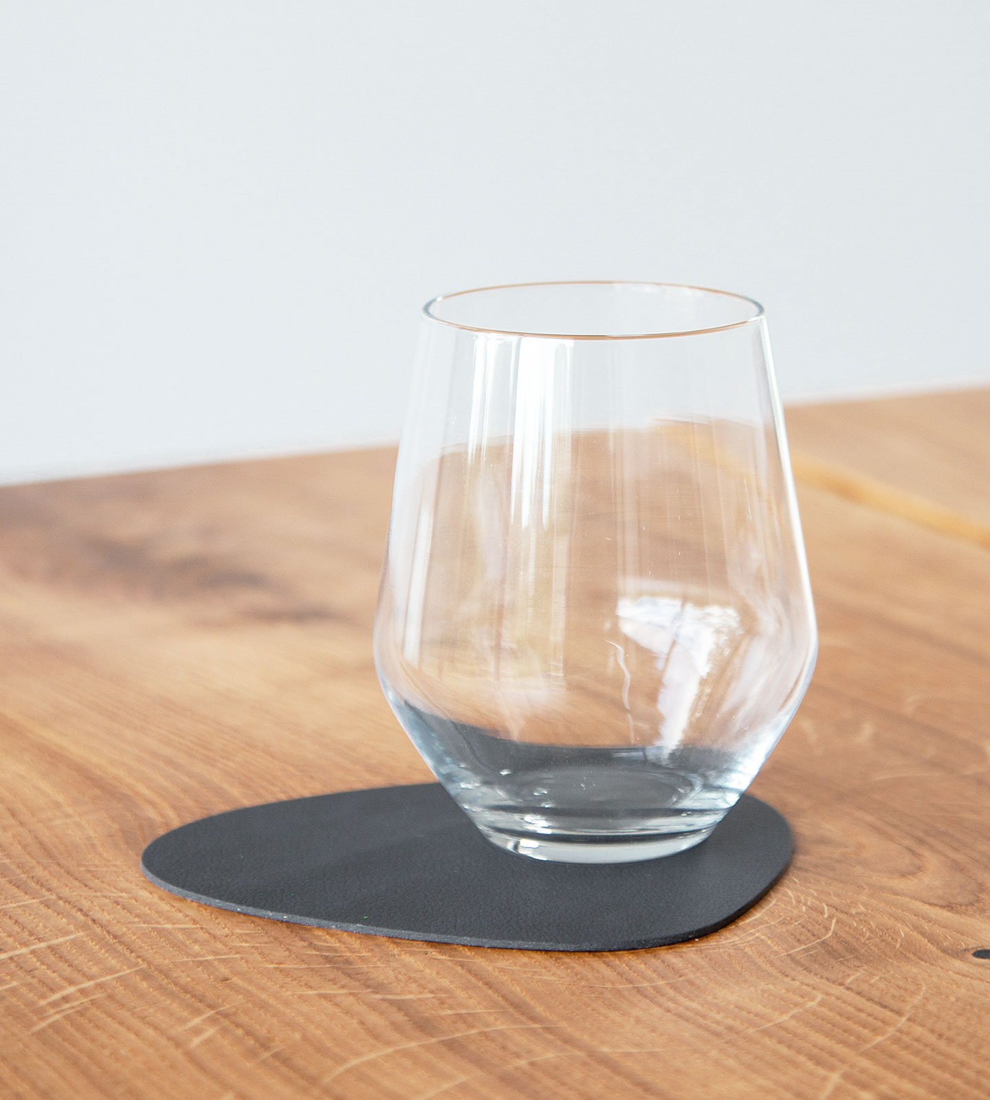 Lind DNA Dänemark Glasuntersetzer Curve 11x13cm Nupo anthrazit