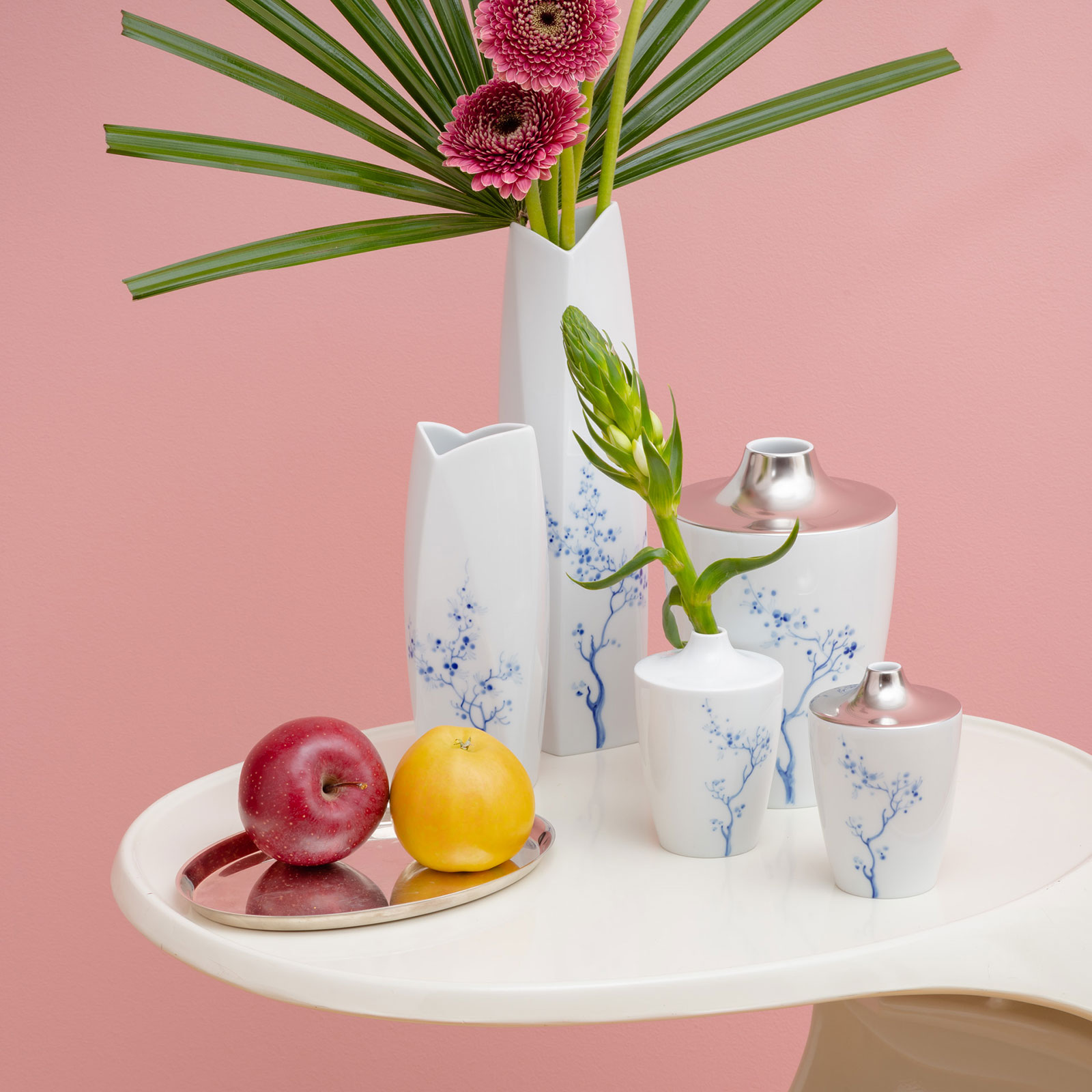 Meissen Blue Orchid Vase 19cm