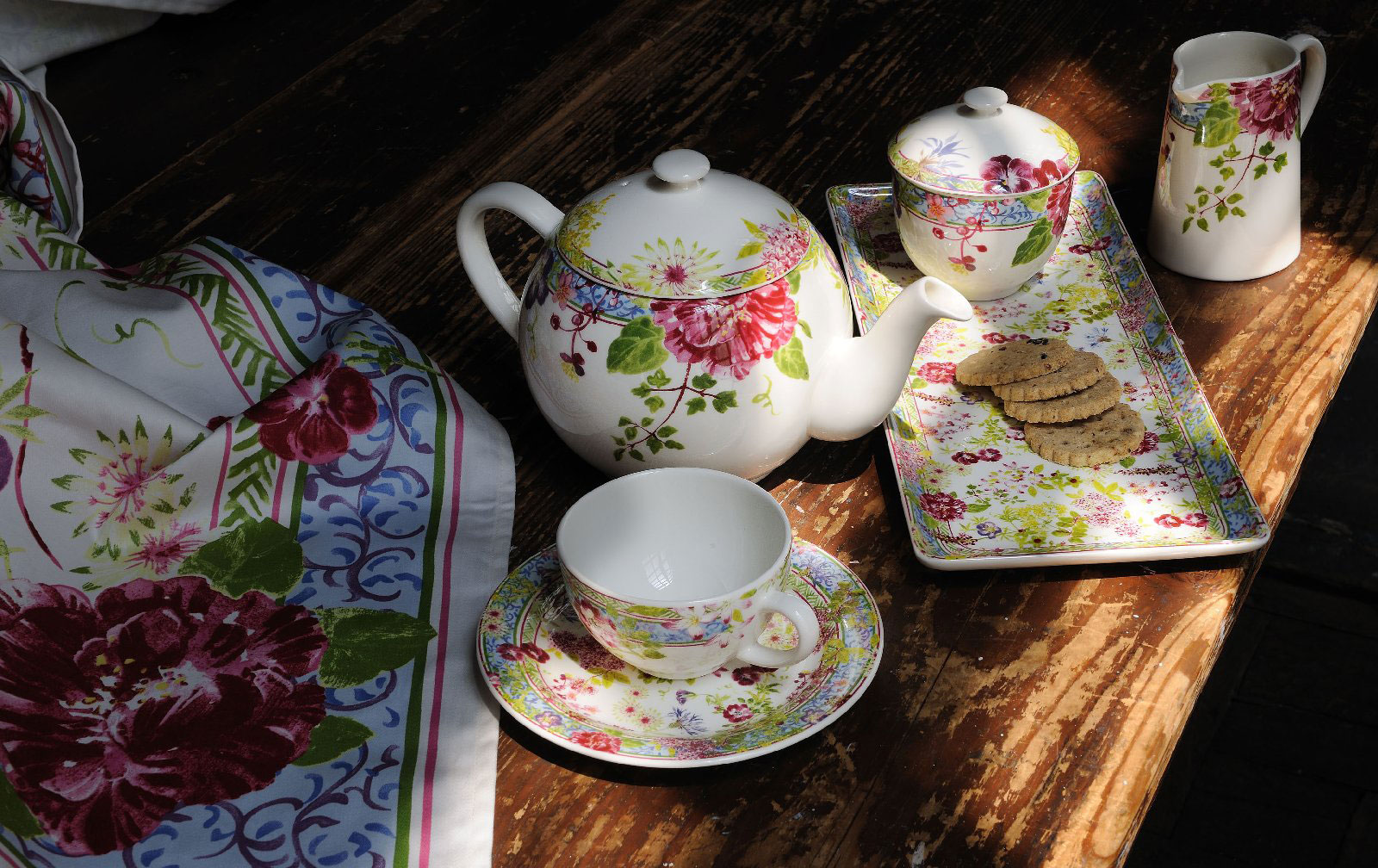 Gien Millefleurs Kaffee-/Tee-Untertasse 15,2cm