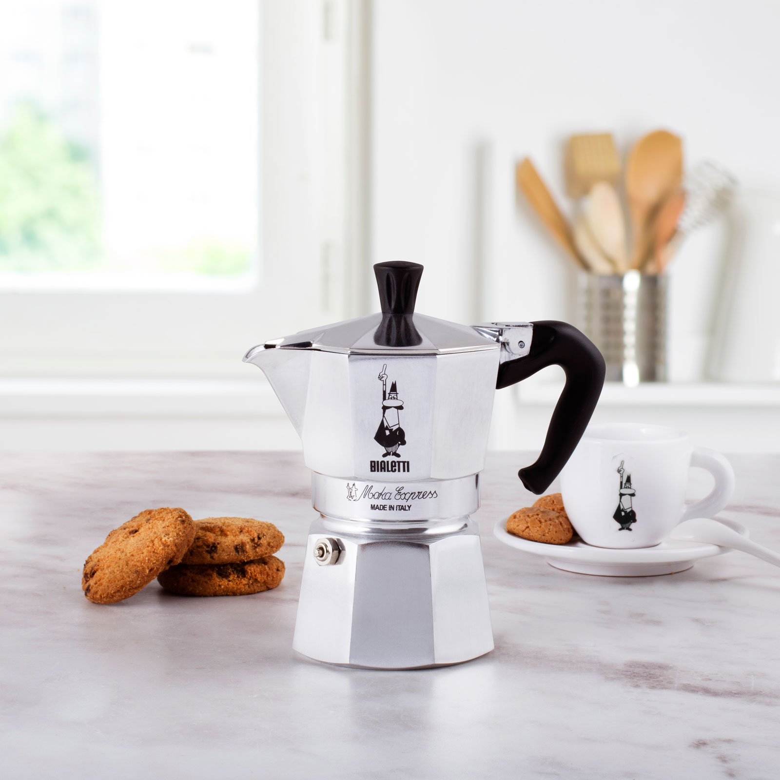 Bialetti Italien Moka Express Espressokocher 3 Tassen