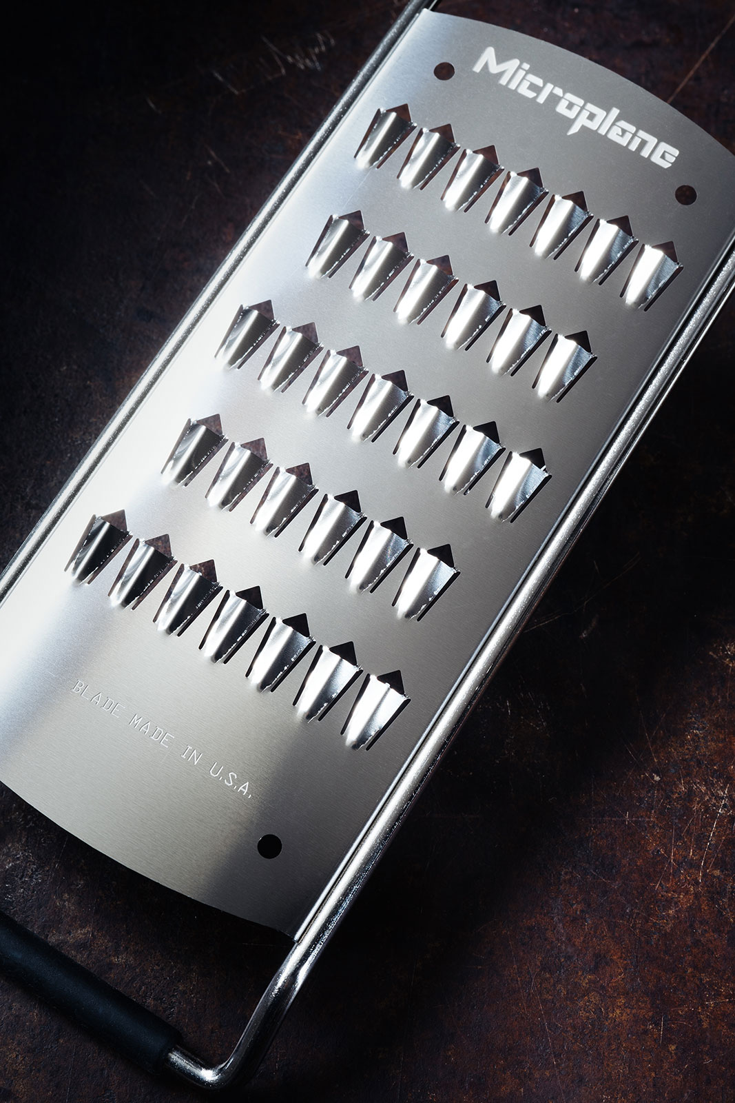 Microplane Gourmet Reibe Julienne fein schwarz