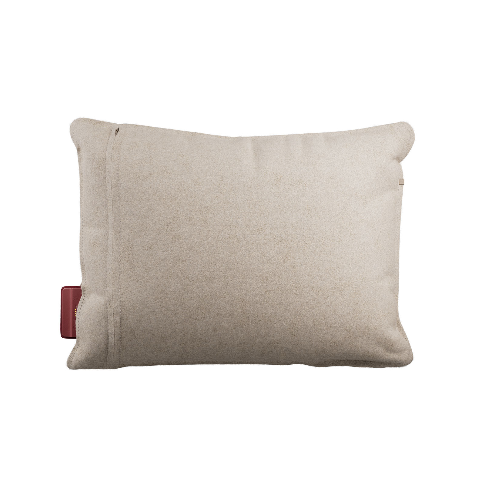 Die Rückseite des Ploov Heizkissens Original Beige von Stoov.