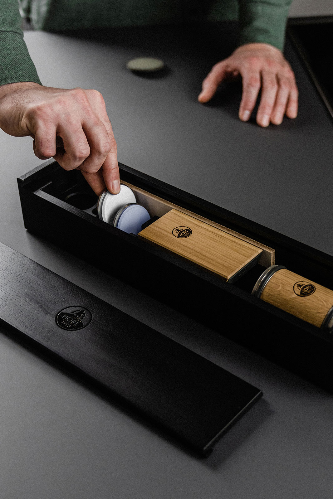 Horl Box für Rollschleifer