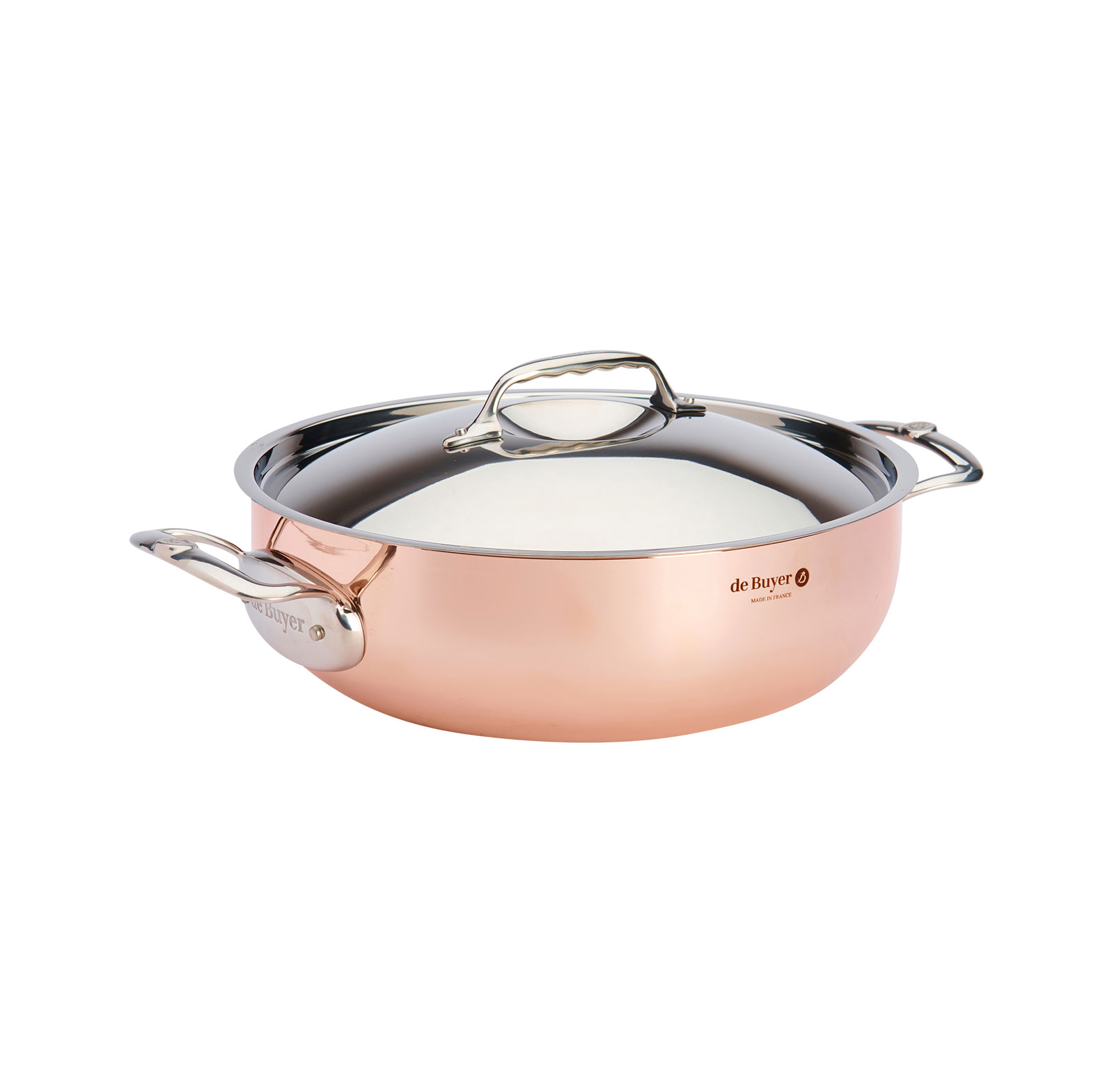 de Buyer Prima Matera Kupfer Bratentopf konisch m. D. 28cm