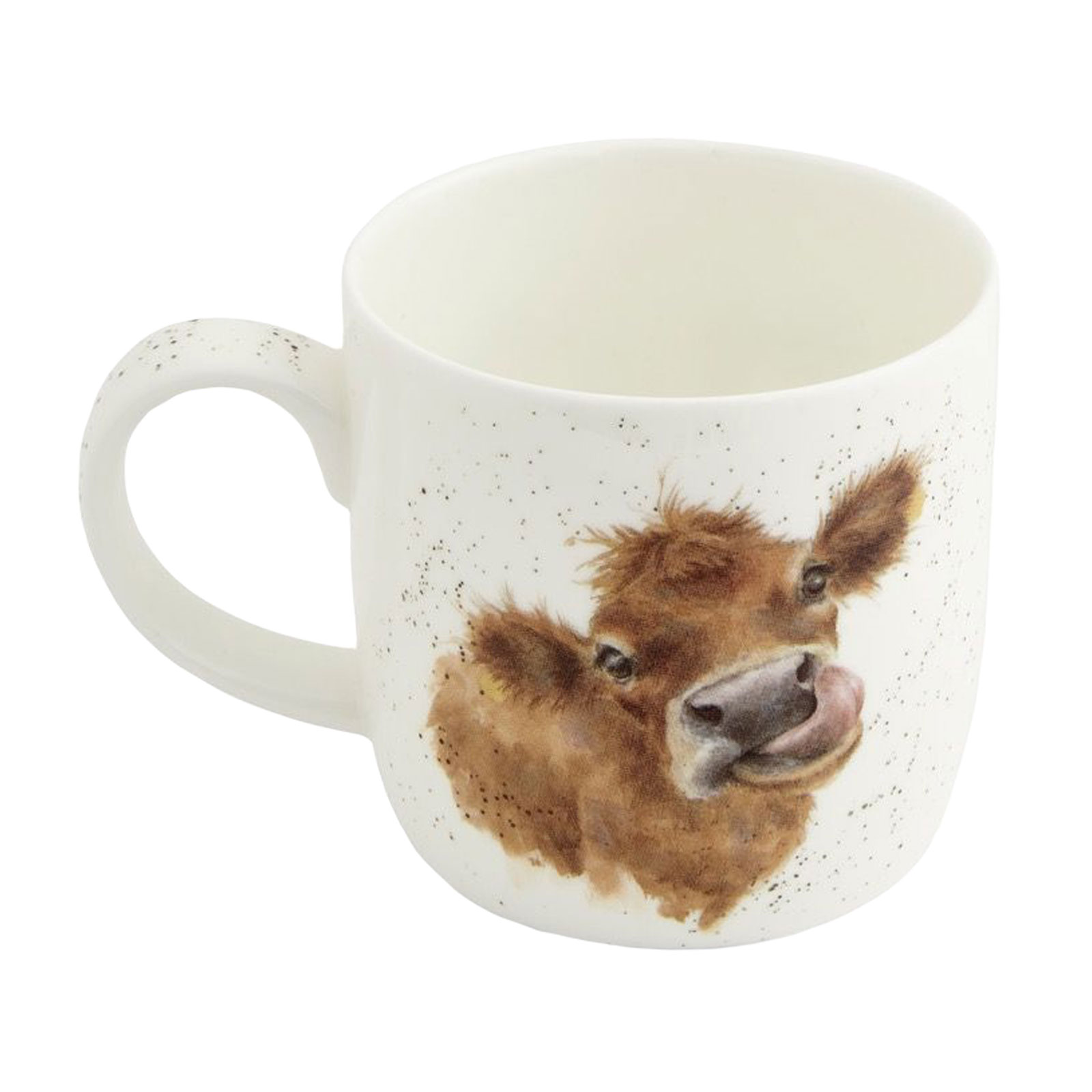 Royal Worcester Wrendale Designs Becher Mooo (Cow) / Kuh 0,31ltr.