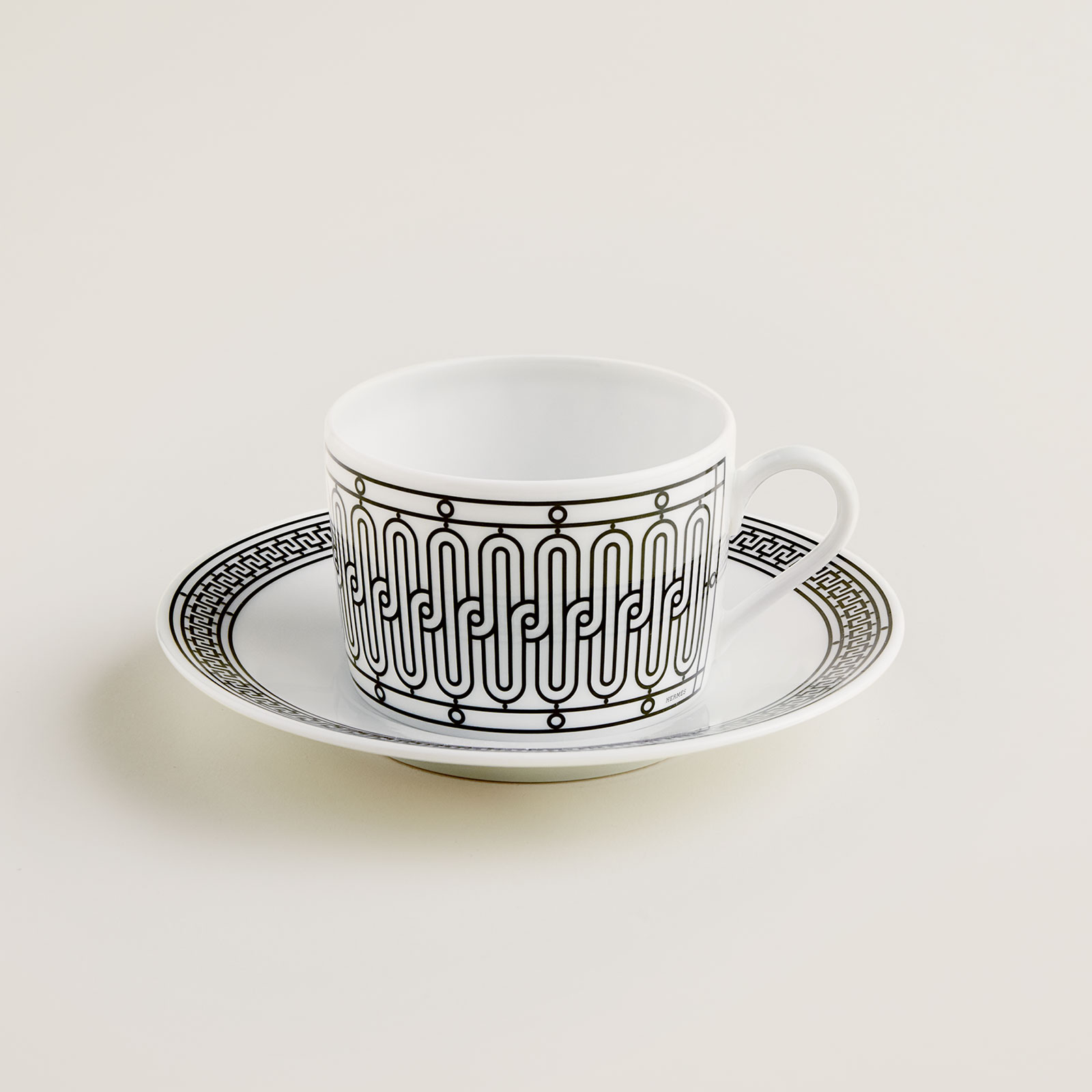 HERMÈS Paris H DÉCO Tee- und Kaffeetasse m. U. 0,16ltr.