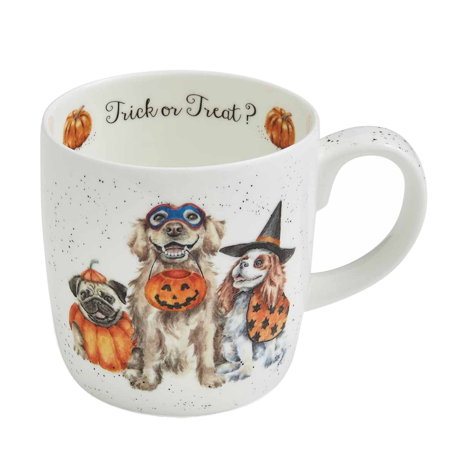 Royal Worcester Wrendale Designs Becher Halloween Trick or Treat