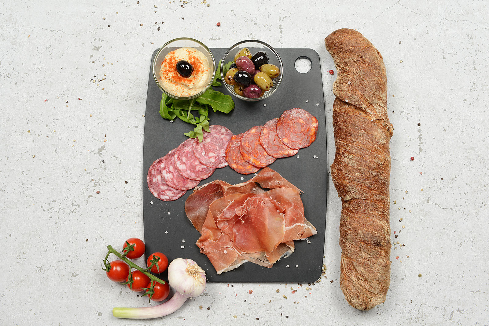 Jade Gourmet Kitchen Schneidebrett schwarz 37,0x27,5cm