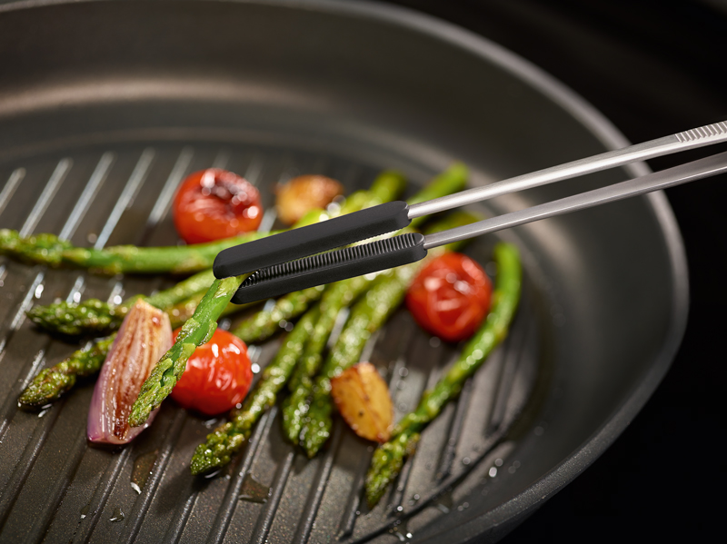 Triangle Solingen Grillpinzette 30cm mit Silikonspitzen