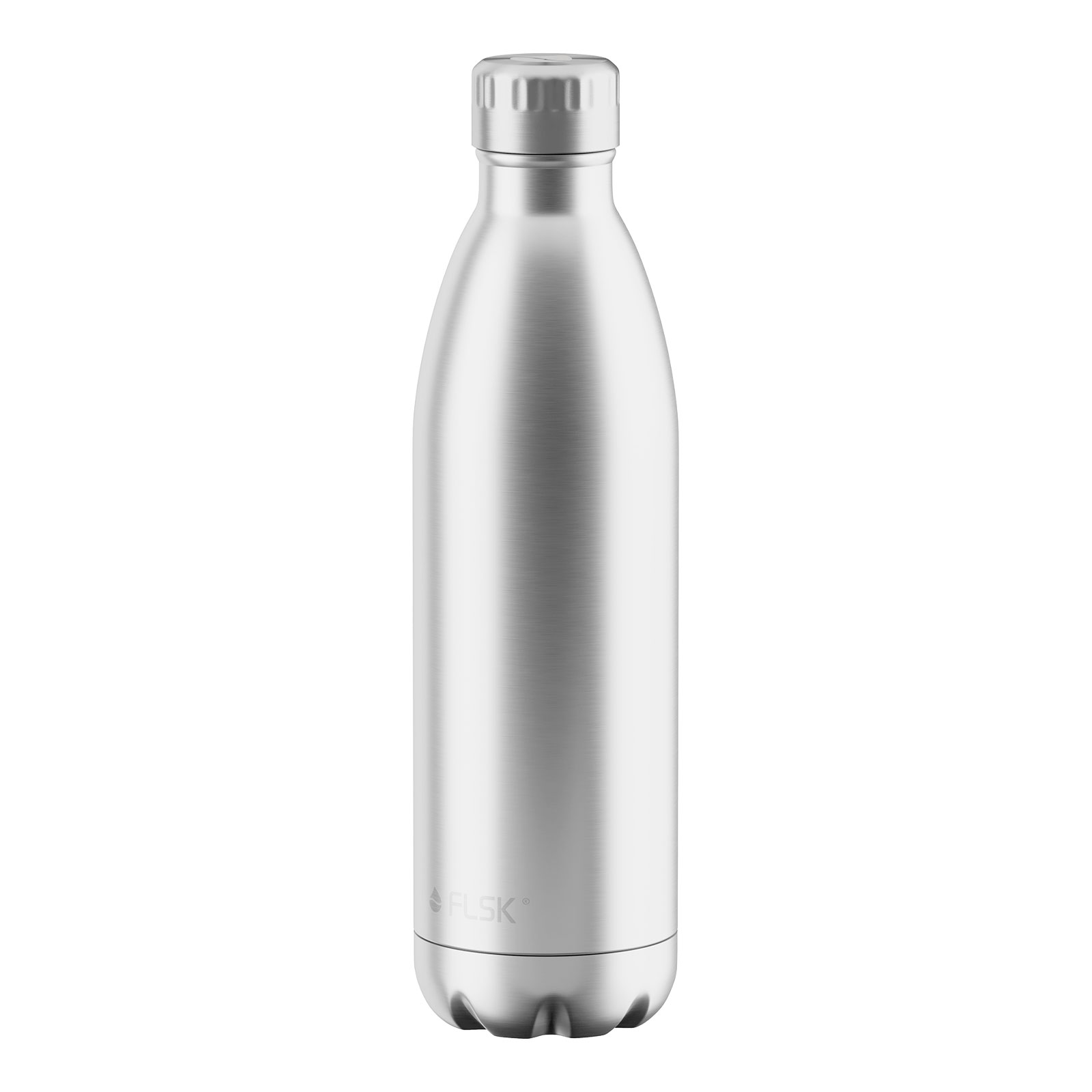 FLSK Premium Isolierflasche 0,75ltr. stainless/ edelstahl
