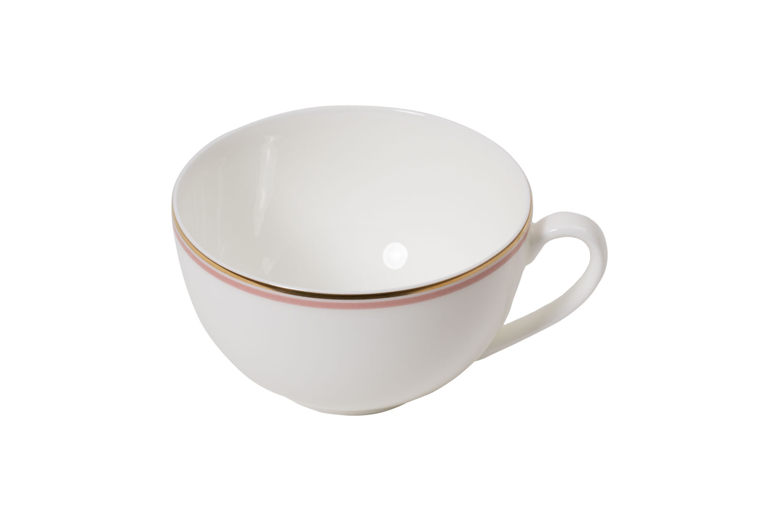 Die Kaffee-Obertasse rosé der Dibbern Serie Capri