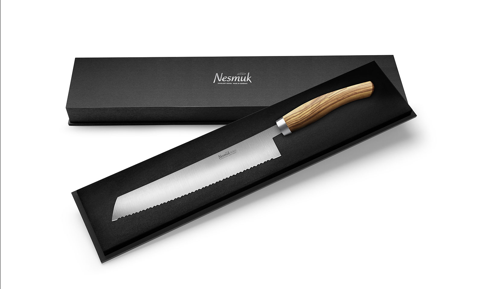 Nesmuk Soul Brotmesser 27cm Olivenholz