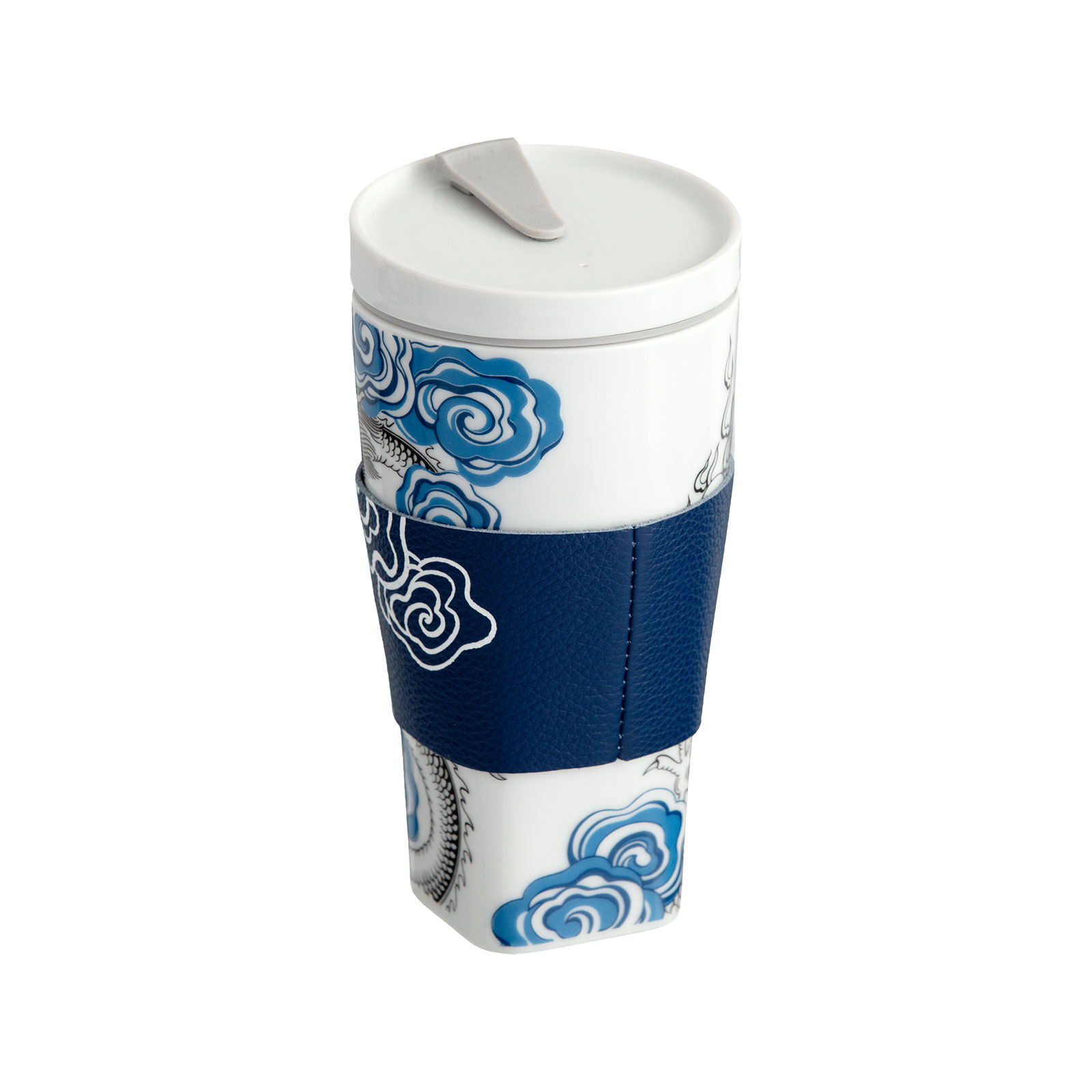 Meissen Glücksdrache Coffee to go Becher m. Manschette 0,35ltr.