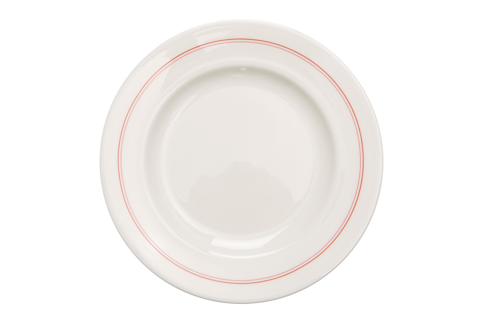 Dibbern Lines Classic Abendbrotteller 24cm rot